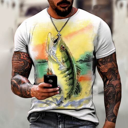 Camisa Camiseta Pescaria Peixe Anzol Mar Rio 7