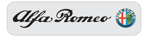 Emblema Adesivo Resinado Alfa Romeo Res8