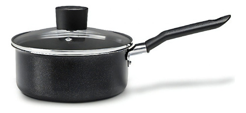 Olla Con Tapa De Vidrio 20 Cm Brinox Ebony 2,65 L Teflón