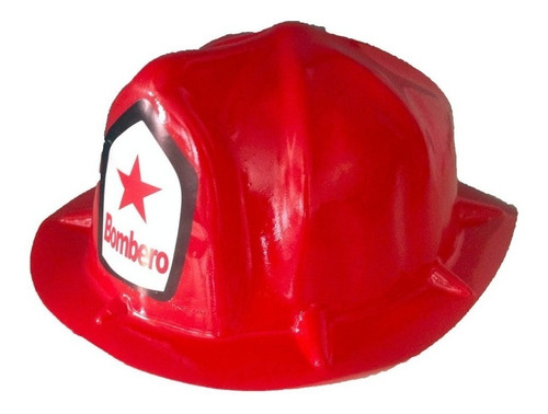 Casco Bombero Plástico