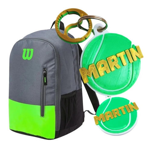 Tag Identificador Mochila Bolso Deportivo Tenis Llavero 3d