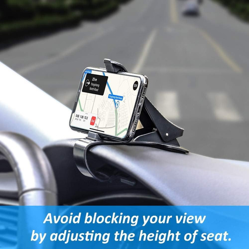 Soporte Auto Camioneta Porta Celular Gps Clip Tablero Pinza