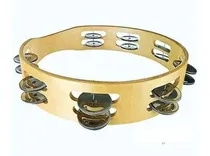 Comprar Pandereta Importada Concierto 16 Pares De Chapas Liviana