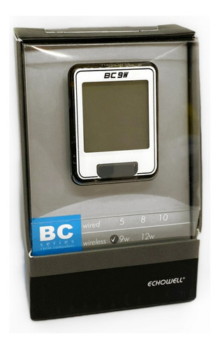 Computadora Velocimetro Echowell Bc9w Nalambrica Lor Blanco