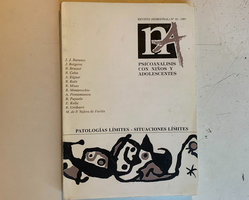 Psicoanálisis Con Niños Y Adolescentes N°10 1997