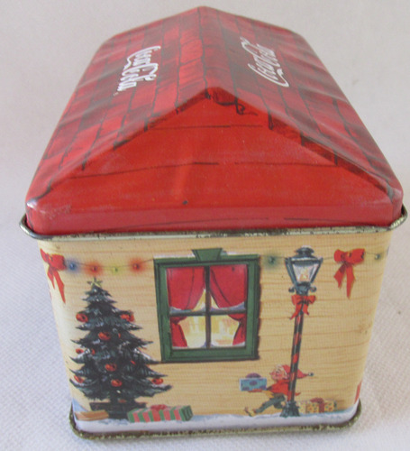 Lata Con Vela Blanca Coleccion Coca Cola Navidad Casa Nº 1 (Usado)