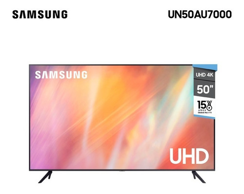 Tv Led Samsung Smart 50 Uhd 4k Un50au7000 Garantía Oficial