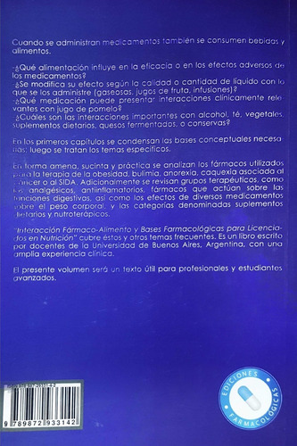 Isolabella Interacción Farmaco-alimento P/ Nutrición Nue Env