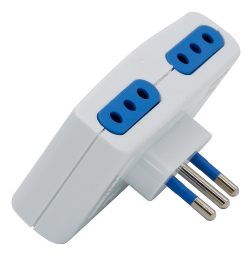 Enchufe Cuádruple 2p + T 10a 250v, Blanco, Philco