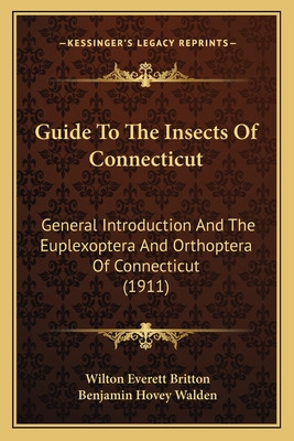 Libro Guide To The Insects Of Connecticut: General Introd...