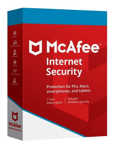 Mcafee Internet Security 2023 10 Equipos 1 Año