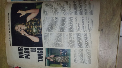 Revista Clarin  11 Mayo 1975 Gloria Diaz Tango Cantante