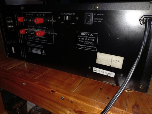 Amplificador Vintage Onkyo Integra M-502