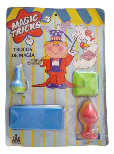 Antiguo Juguete Truco De Magia Triotoys