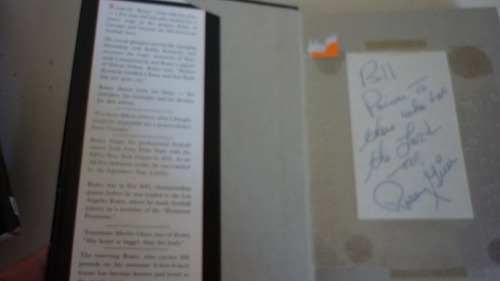 Biografía De Rosey Grier The Gentle Giant Rugby (Usado)