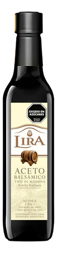 Aceto Balsamico Lira X 250 Ml