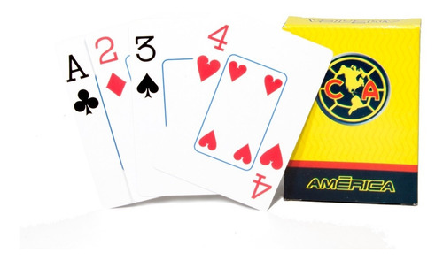 Imagen 2 de 9 de Caja De Madera Con Baraja Y 5 Dados De Poker Águilas América