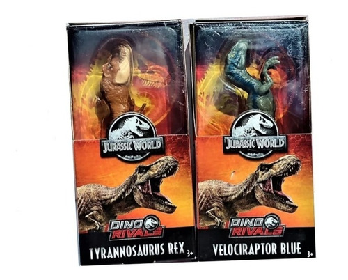 Jurassic World  Dino Rival (incluye 2 Dinosaurios) De Mattel