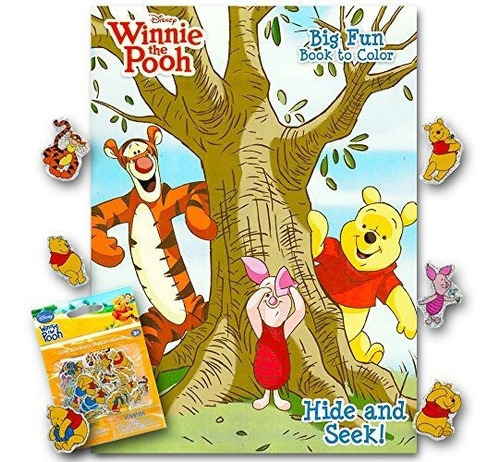 De Colorear De Winnie The Pooh Con Pegatinas ~  D