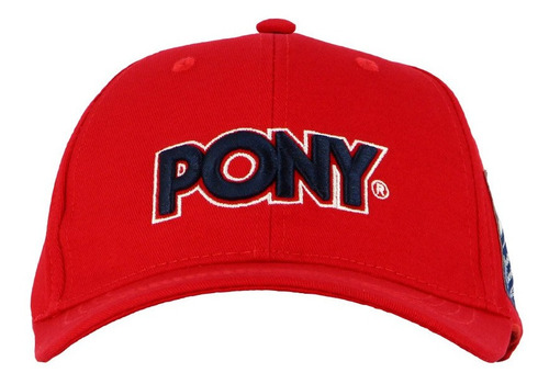 Gorro Pony Cap Red/blue