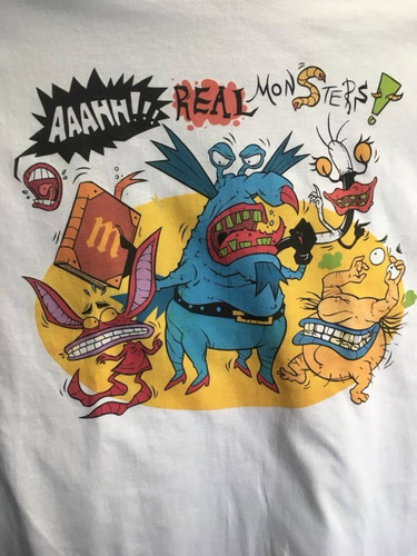 Aaahh! Real Monsters Blanca - Animacion - Polera- Cyco Recor