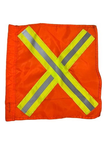 Repuesto Bandera De Seguridad Naranja Reflejante  X 
