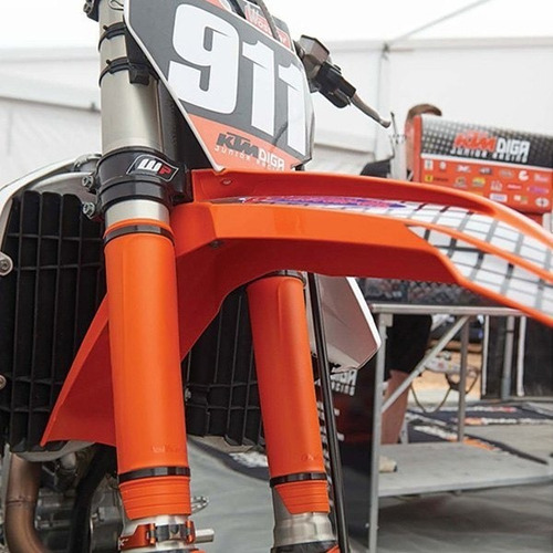 Imagen 7 de 10 de Protectores De Bastones Parte Superior Polisport Ktm Endu Mx