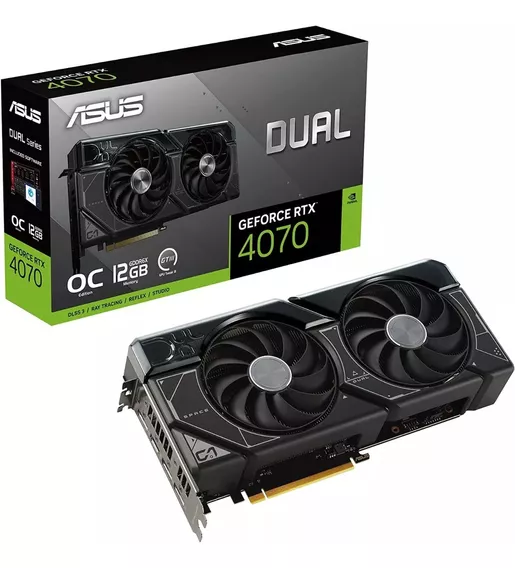 Placa De Video Asus Geforce Dual Rtx 4070 12gb Gddr6x Oc !!