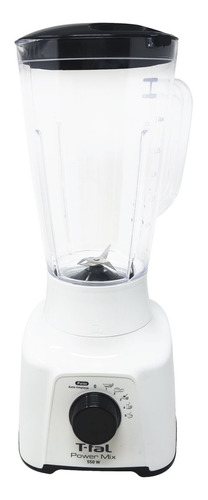 Licuadora 5 Vel Vaso Plástico Powermix Blanca T-fal Ln2841mx