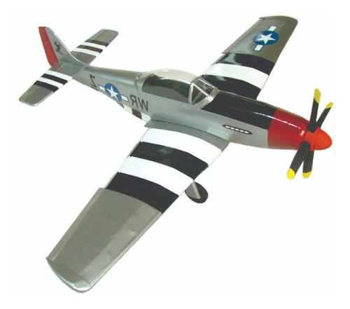 Imagen 2 de 3 de Kit Armar Avion Mustang,modelismo Maqueta Envio Gratis