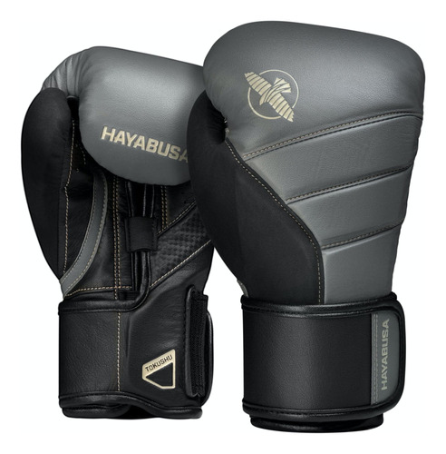 Guantes De Boxeo Hayabusa  12 Oz  Charcoal/black