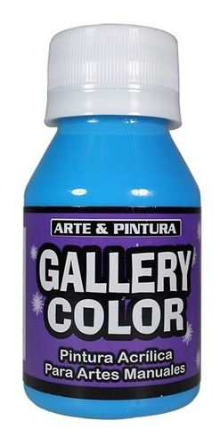 Pintura Acrílica Azul Calipso Madera Lienzo Cerámica  X2