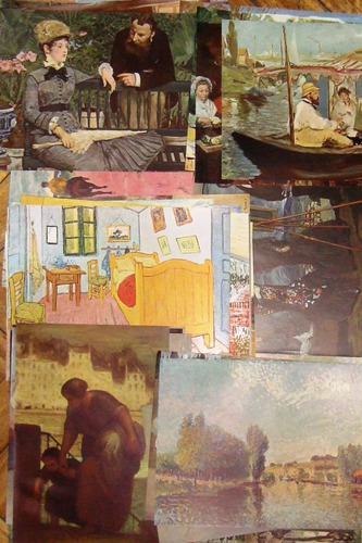 Arte Moderno 60 Laminas 1940 Color 20x25 Van Goh Degas Etc
