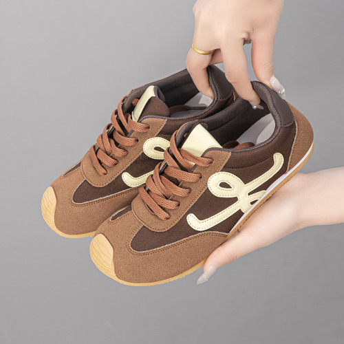 Zapatos Deportivos Para Mujer, Zapatos Tipo Gofre, Versátiles, Casuales, Con Suela Suave