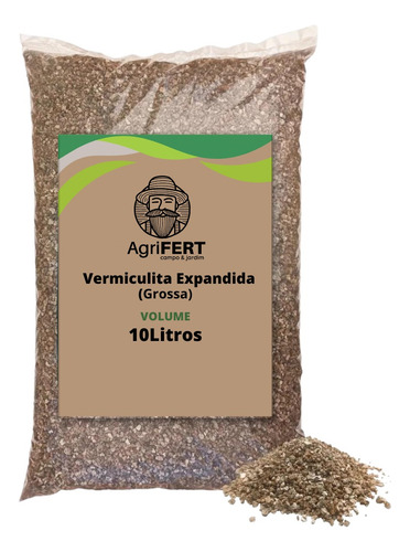 Vermiculita Expandida Grossa Pacote 20 Litros - Grow Indoor