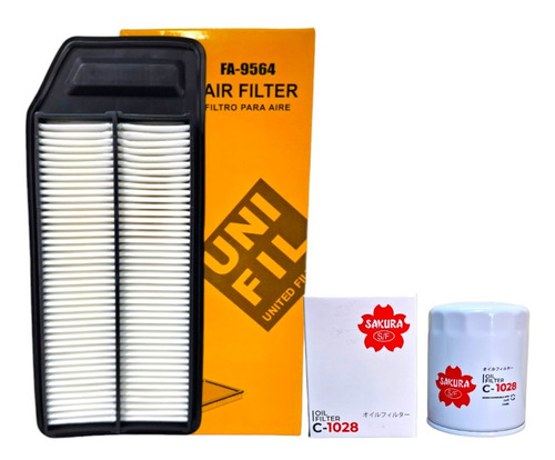 Kit De Filtros Honda Accord 2.4  2003-2007 Aire Y Aceite