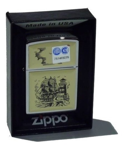 Encendedor Zippo Scrimshaw Made In Usa 28236