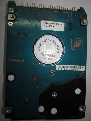 Tarjeta Lógica De Disco Duro Ide 40gb Toshiba Mk4025gas