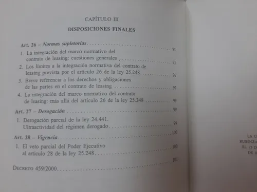 Régimen Legal Del Leasing - Paolantonio Ed. Rubinzal Culzoni (Usado)