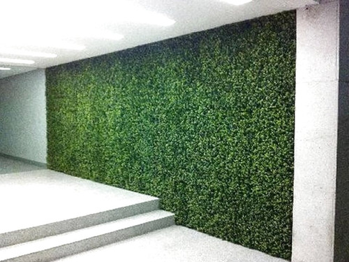 Imagen 2 de 3 de 5 Pzas Follaje Artificial Sintetico Para Muro O Pared Verde