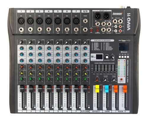 Consola Mixer Lexsen Vivo 11 Usb Bluetooth Premium