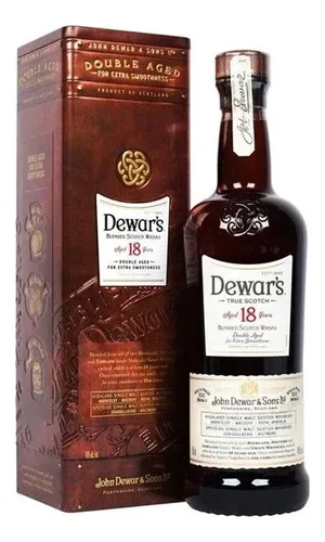 Whisky Dewars 18 Anos 1 Litro Double Aged Dewar's 18 Anos