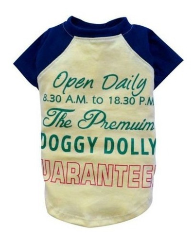 Polera - Ropa Para Perro Doggy Dolly Yellow (talla L)