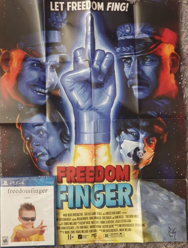 Freedom Finger + Tarjeta # 201 + Poster - Ps4 (Usado)
