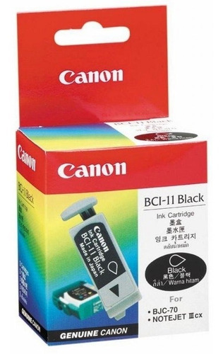 Cartucho De Tinta Canon Bci-11 Negro Nuevo