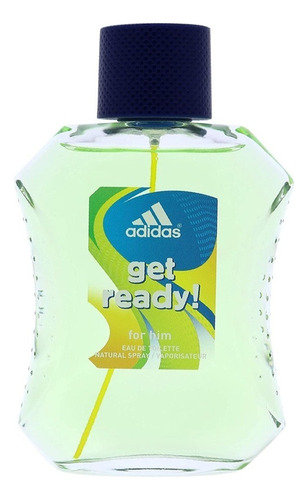 Perfume adidas Get Ready 100ml Eau De Toilette Importado Eua