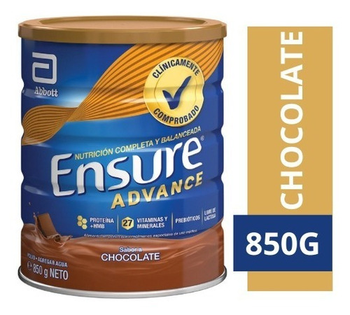 Ensure Advance Sabor A Chocolate 850g