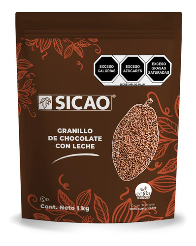 Granillo De Chocolate Con Leche Sicao 1 Kg Barry Callebaut