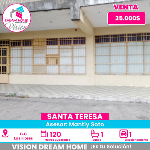 Venta De Local Comercial C.c Las Flores, Santa Teresa Del Tuy