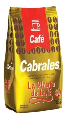 Café Cabrales La Planta Torrado De 125g Pack 3u